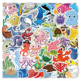 Ocean Small Animal Stickers Pack | Famous Bundle Stickers | Waterproof Bundle Stickers