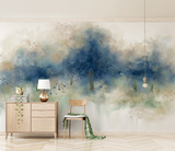 Papiers peints muraux d'arbres pastels : transformez votre espace