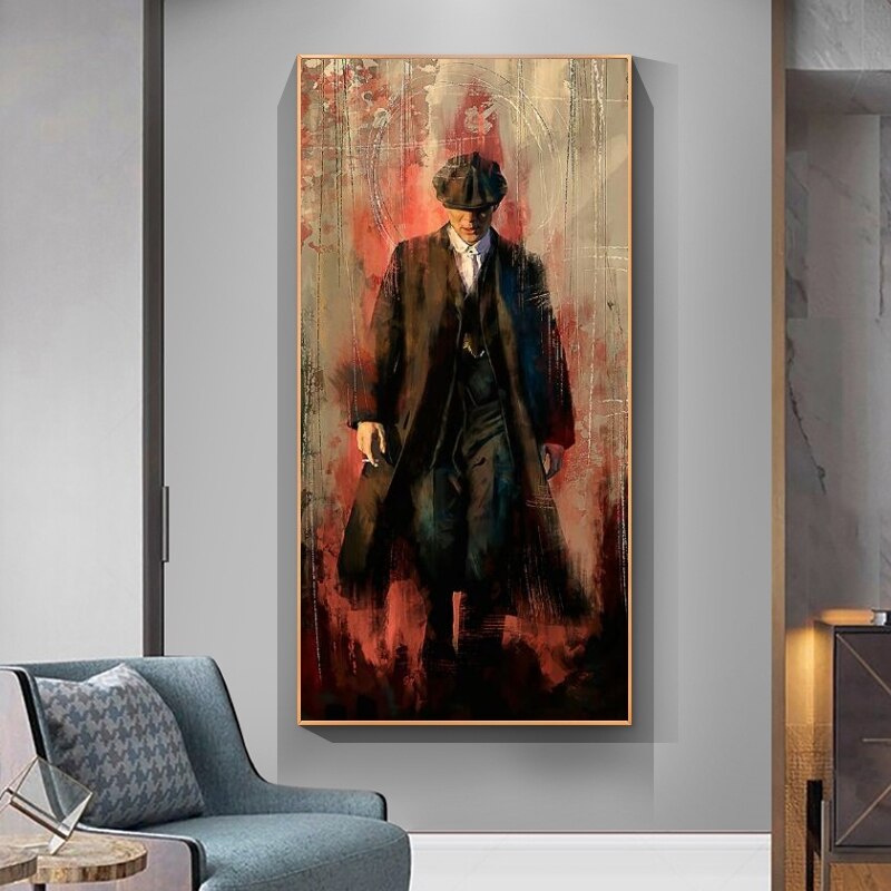 Peaky Blinders Drama Tommy Shelby Leinwand-Wandkunst