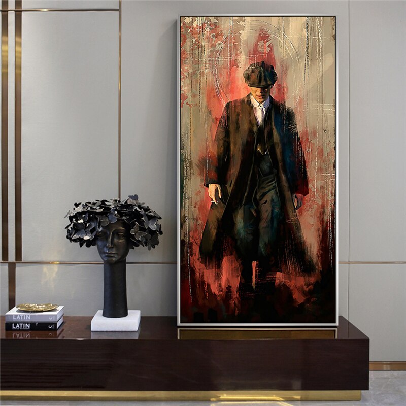 Art mural sur toile Peaky Blinders Drama Tommy Shelby