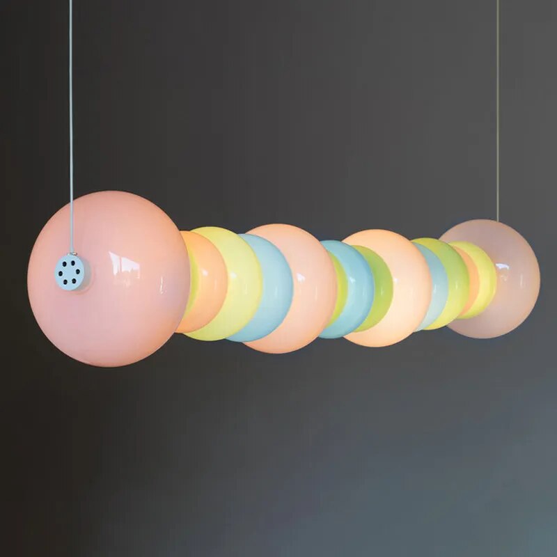 Pebbles Glass Led Chandelier for Kids Room