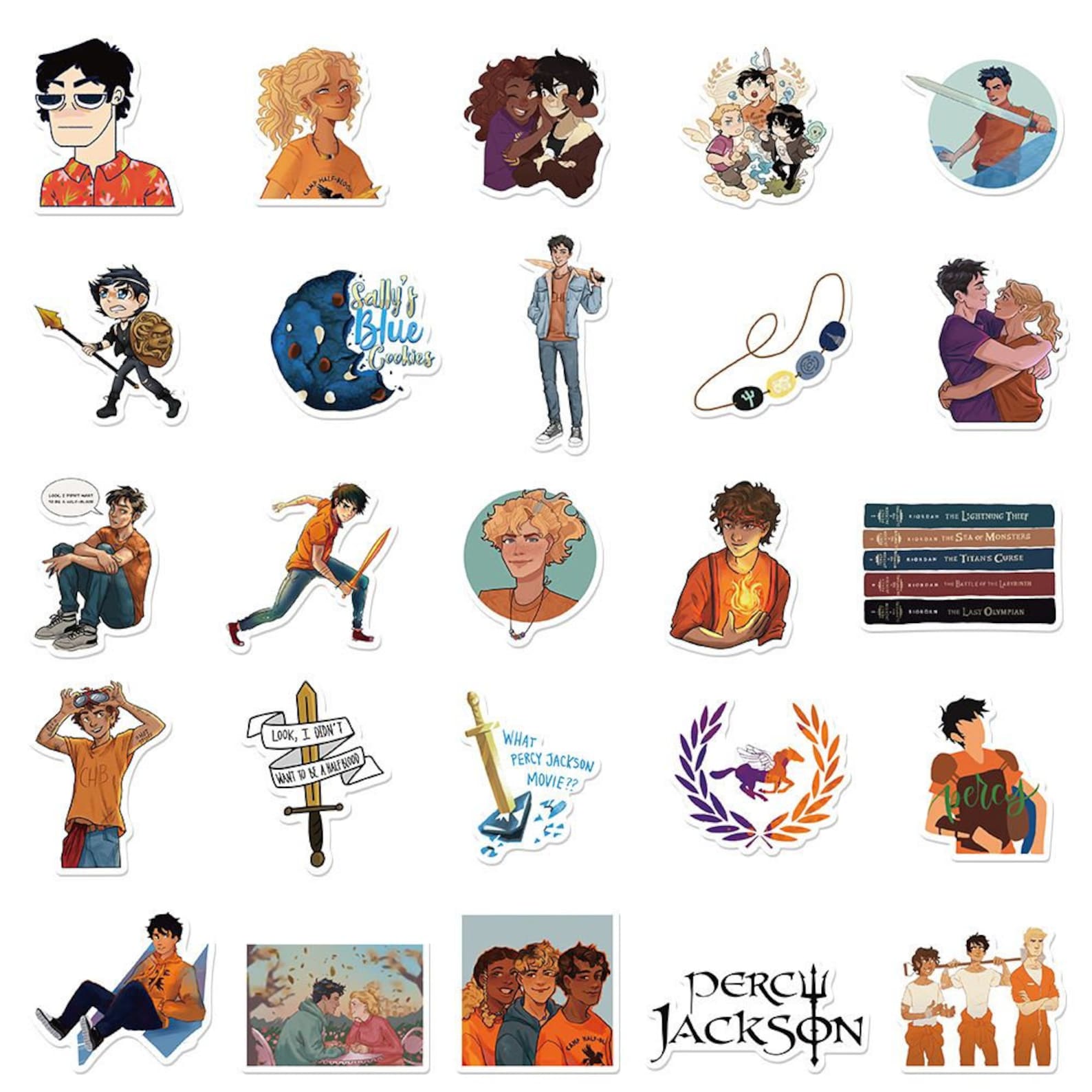 Percy Jackson Sticker Pack