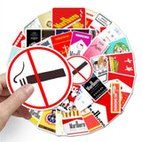 Cigarette Case Personalized Decoration Graffiti Waterproof Sticker Suitcase Notebook Refrigerator Water Cup