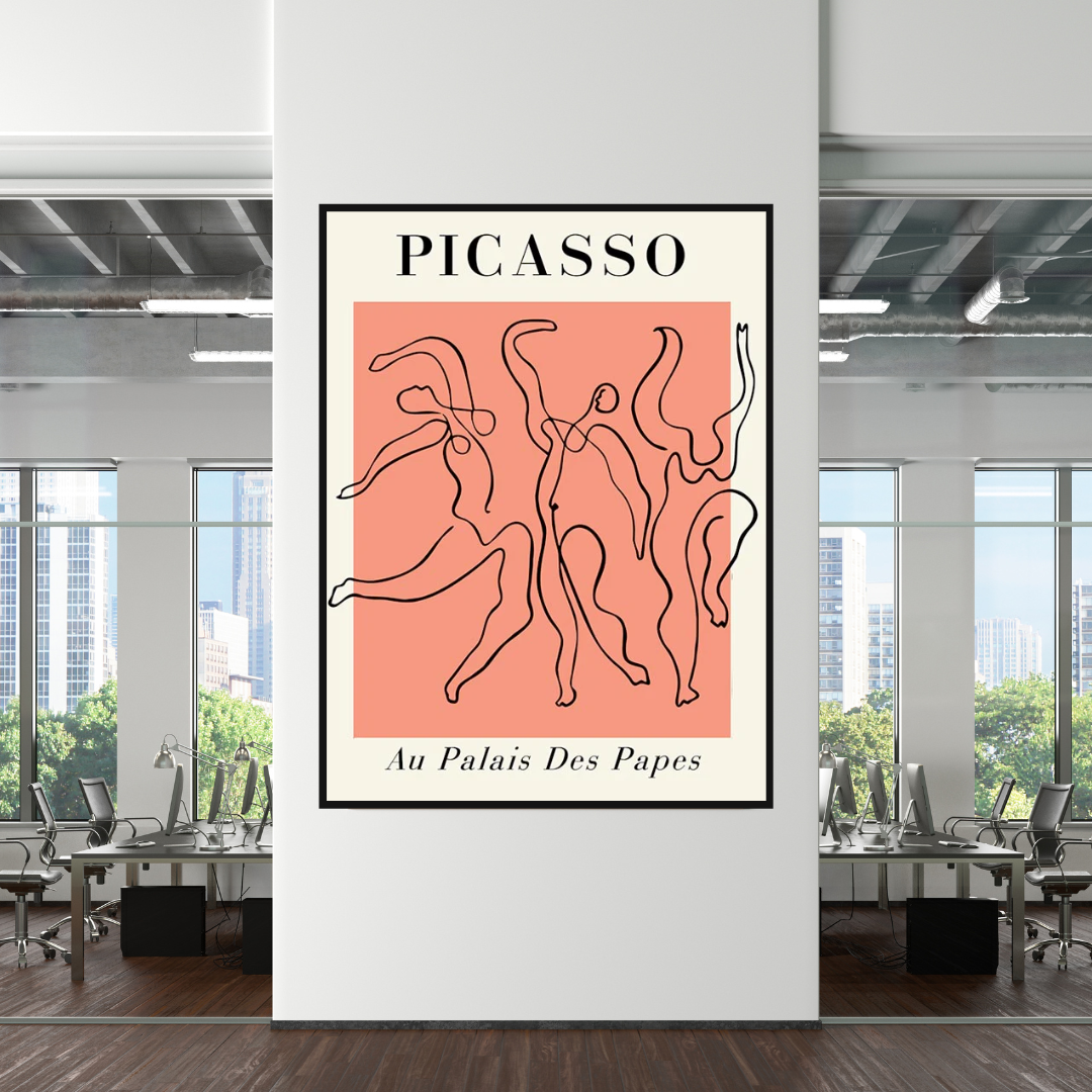 Picasso Matisse Abstract Yayoi Kusama Canvas Wall Art