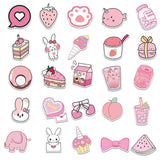 Pink Girl Stickers Pack | Famous Bundle Stickers | Waterproof Bundle Stickers