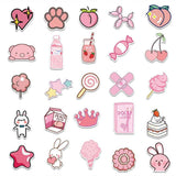 Pink Girl Stickers Pack | Famous Bundle Stickers | Waterproof Bundle Stickers