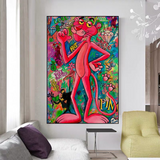 Pink Panther Canvas Art - Un chef-d'œuvre fantaisiste