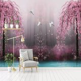 Pink Trees Wallpaper - Perfect Wallpaper for Your Space