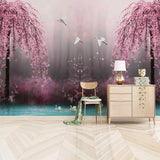 Pink Trees Wallpaper - Perfect Wallpaper for Your Space