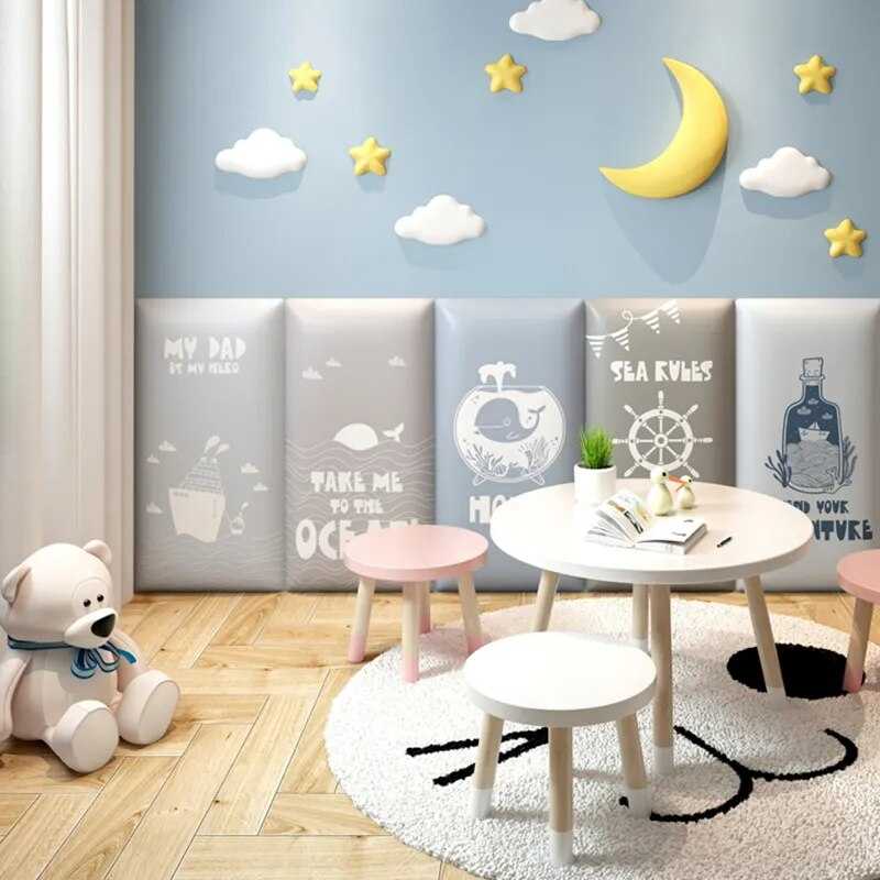 Ocean World Padded Self-adhesive Wall Stickers | Anti-collision Wall Pads