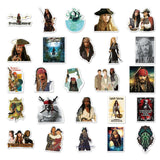 Pirates Captain Jack 50 Stickers Pack | Famous Bundle Stickers | Waterproof Bundle Stickers
