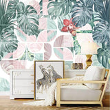 Plant Leaf Wallpaper Mural for Stunning Wall Décor