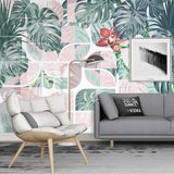 Plant Leaf Wallpaper Mural for Stunning Wall Décor