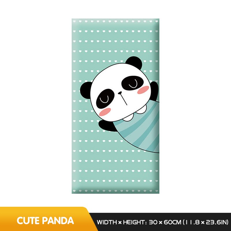 Playful Jungle Pandas Kids Wall Padded Safety Cushions