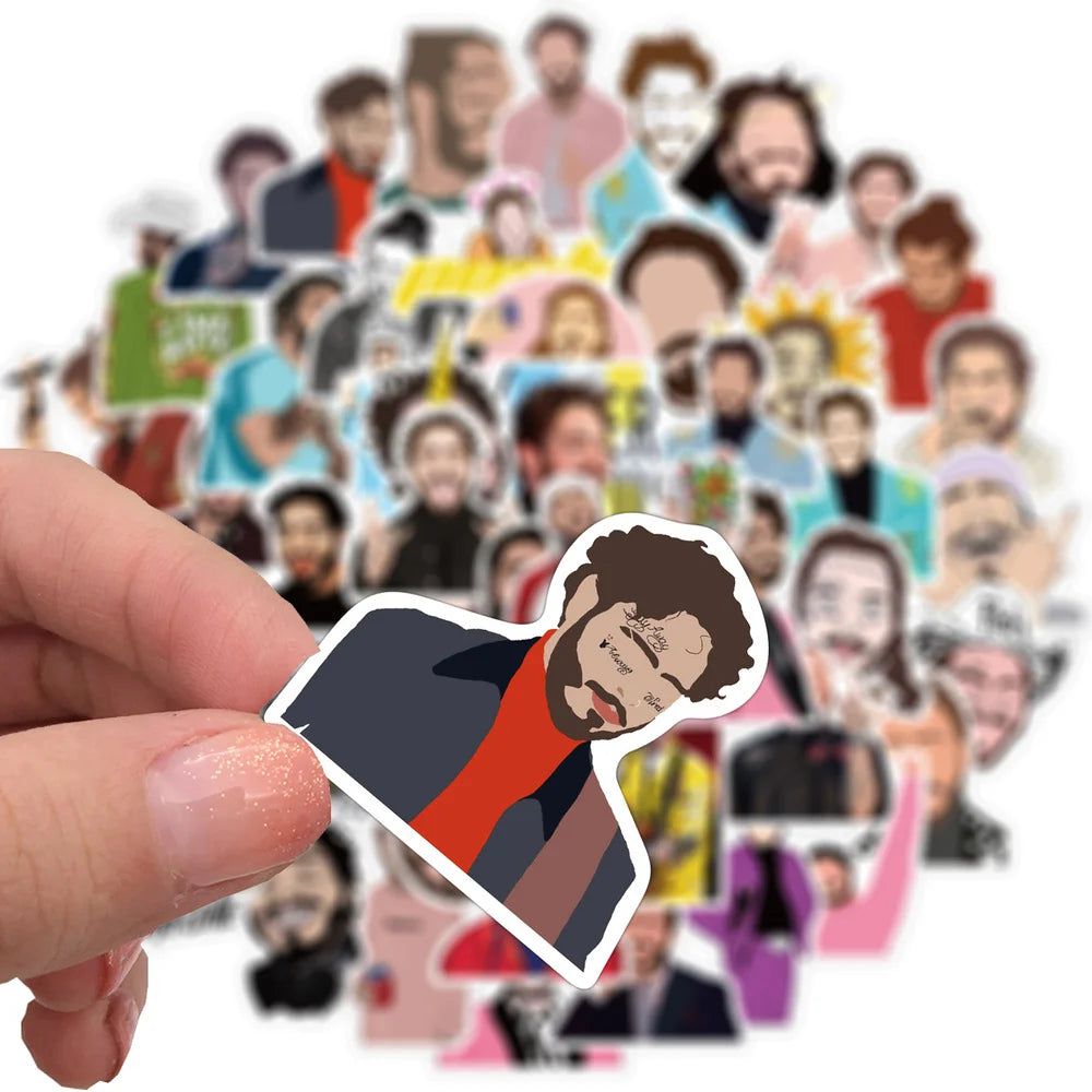 Post Malone Stickers Pack - Singer Merch for Fans