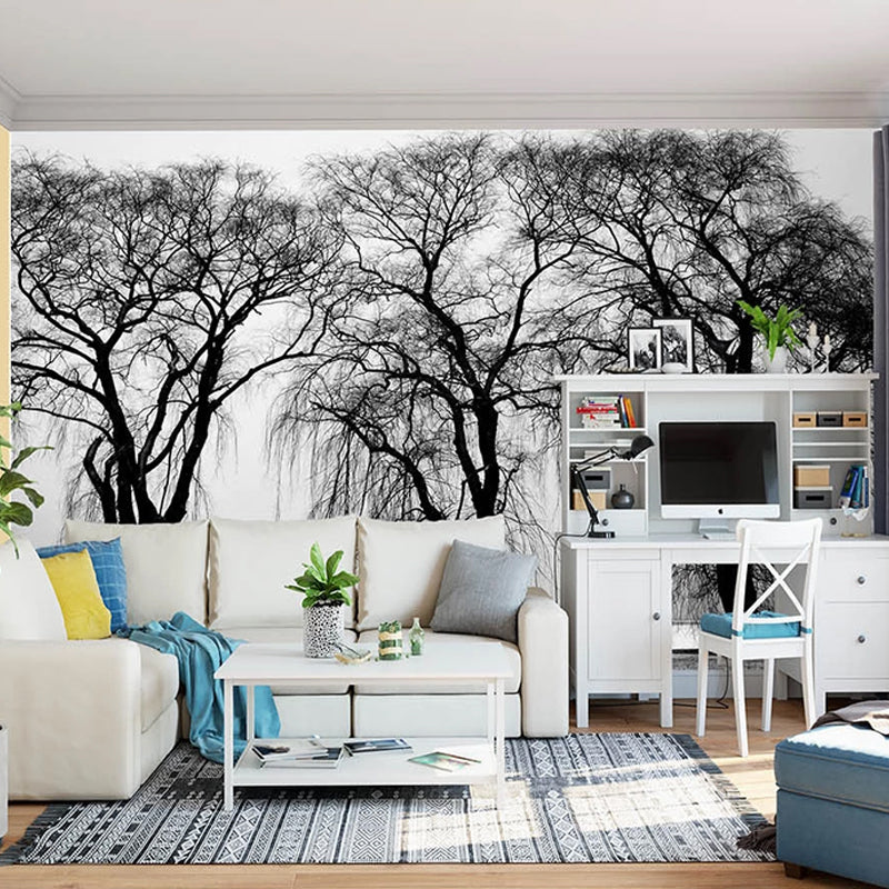 Premium Black Tree Wallpaper – Enhance Your Space