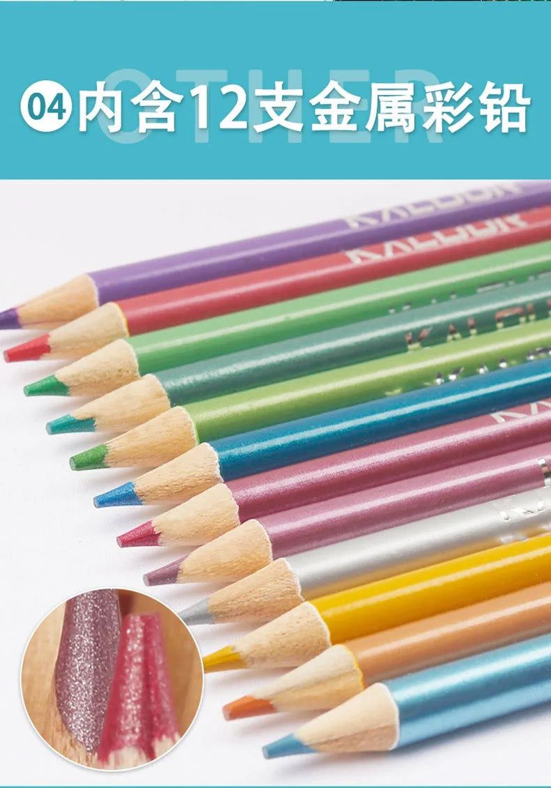 Professional Metallic Coloured Pencils