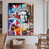 Affiche de la reine Elizabeth - Collection d'art