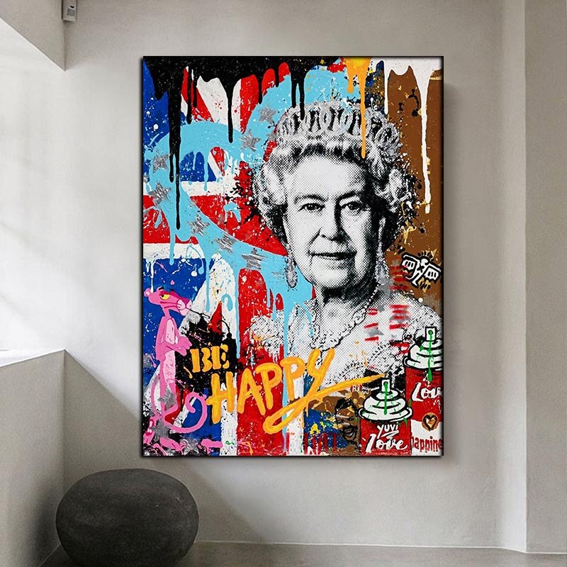 Queen Elizabeth Poster – Kunstsammlung