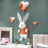 Rabbit Bunny Wall Hanging Decor for Kids Room Nursery