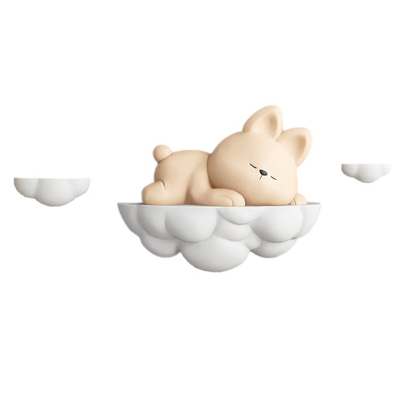 Rabbit on Clouds Three-dimensional Wall Decor for Kids Room