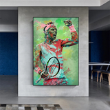 Rafael Nadal Tennislegende Sport-Leinwand-Kunst