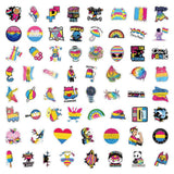 Pansexual Pride LGBT Stickers Pack | Famous Bundle Stickers | Waterproof Bundle Stickers