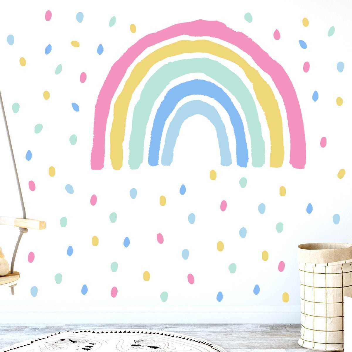 Rainbow Wall Stickers | Big Rainbow Wall Decal | Large Rainbow Wall Sticker