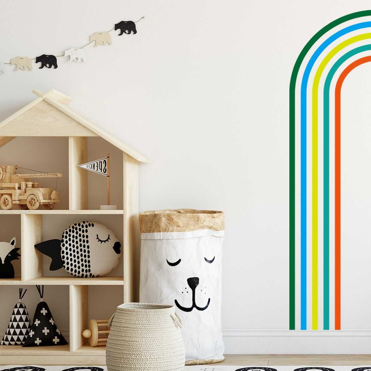 Rainbow Wall Stickers | Big Rainbow Wall Decal | Large Rainbow Wall Sticker