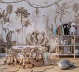 Real Jungle Wallpaper Mural - Experience the Wild Ambiance