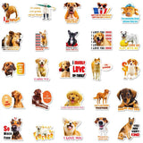 Cute Realistic Dog Stickers Pack | Famous Bundle Stickers | Waterproof Bundle Stickers