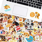 Cute Realistic Dog Stickers Pack | Famous Bundle Stickers | Waterproof Bundle Stickers