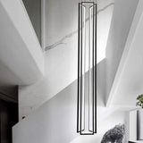 Rectangular Pendants Staircase Chandelier Lighting