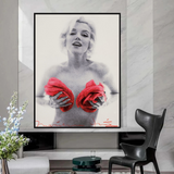 Fleurs Rouges : Affiche Marilyn - Fleurs Captivantes