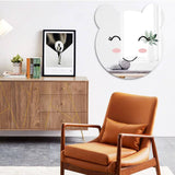 Kids room 3D Mirror Wall Stickers | Shaped Acrylic Art Mirror Wall Decals | Kids Nursery Mirror