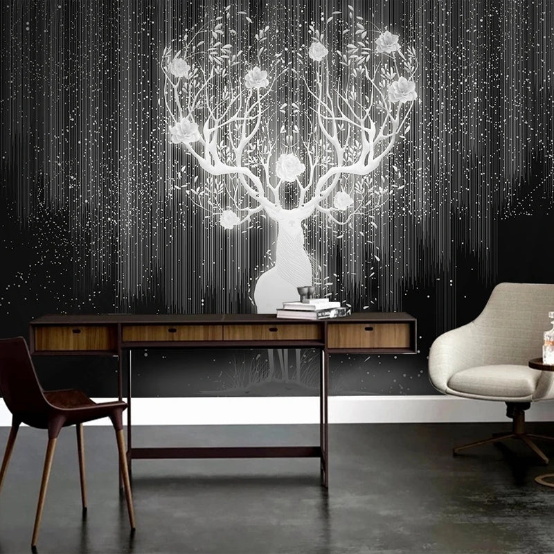 Reindeer Magic Wallpaper: Blend of Festive Charm