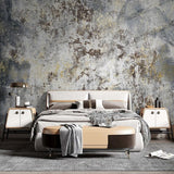 Retro Brick Wall Grey Cement Wallpaper for Home Wall Decor