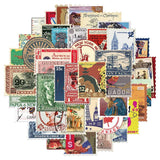 Retro Stamp Stickers Pack | Famous Bundle Stickers | Waterproof Bundle Stickers