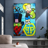 Richie Monopoly Canvas Wall Art