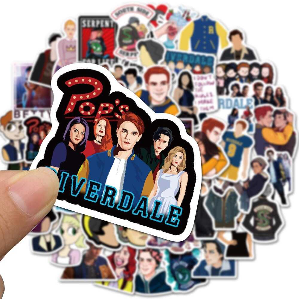 TV Series Riverdale Stickers Pack | Famous Bundle Stickers | Waterproof Bundle Stickers