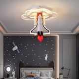 Plafonnier LED Rocket Astronaut pour chambre d'enfant