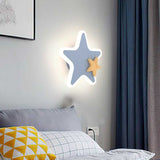 Rocket Moon Star Wall Lamp | Kid's room Lighting Decor