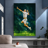 Roger Federer Canvas Wall Art – Decor for Tennis Fans