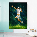 Roger Federer Canvas Wall Art – Decor for Tennis Fans