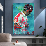 Roger Federer Canvas Wall Art: The Tennis Legend