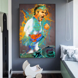 Roger Federer Tennis Legend Sports Canvas Wall Art