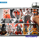 Japan Samurai Bushido Spirit Style 60 Stickers Pack | Famous Bundle Stickers | Waterproof Bundle Stickers