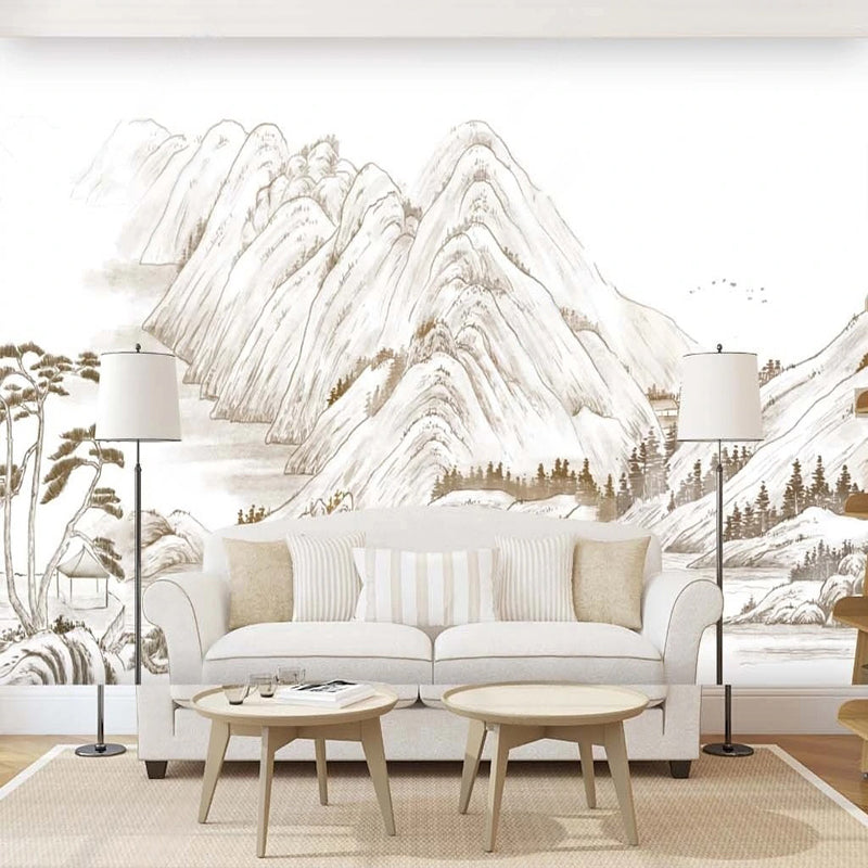 Scandi Mountains Wallpaper: Transform Your Space