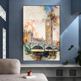 Décoration murale sur toile Paysage City London Big Ben Paysage