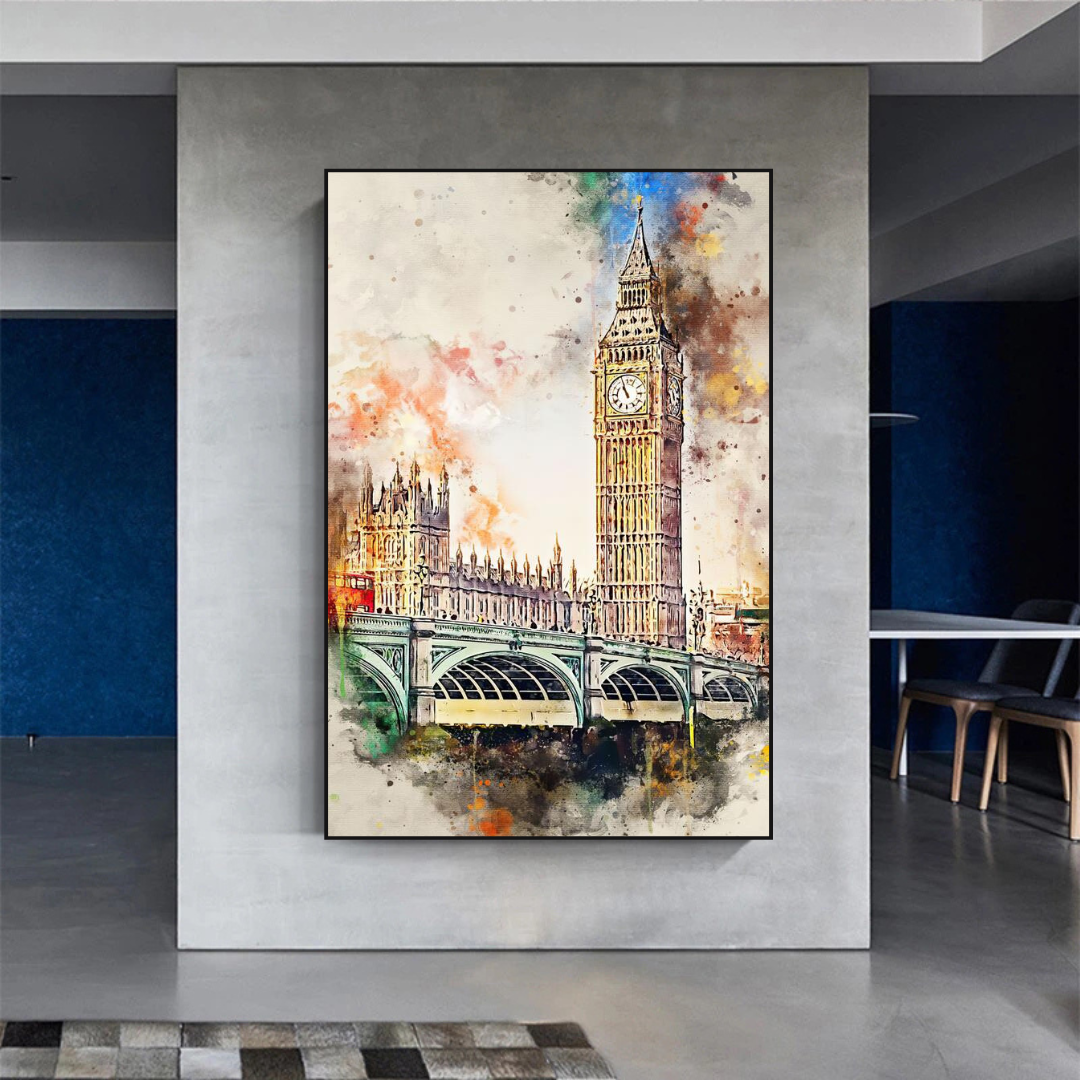 Décoration murale sur toile Paysage City London Big Ben Paysage